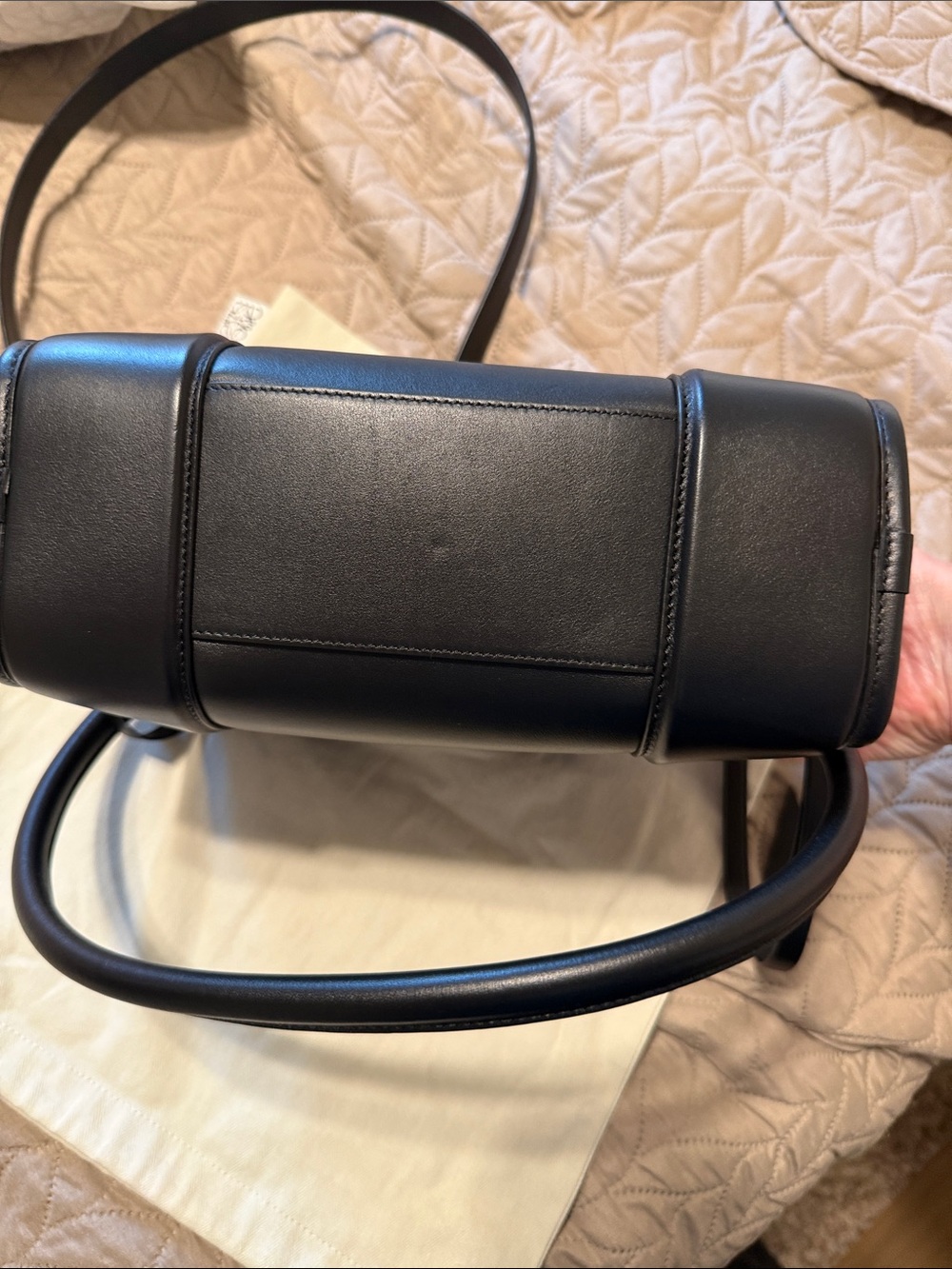 LOEWE AMAZONA 180 SMALL BLACK LEATHER - Picture 5 of 15
